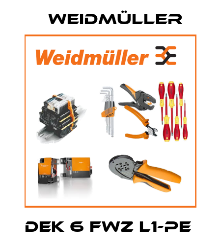 DEK 6 FWZ L1-PE  Weidmüller