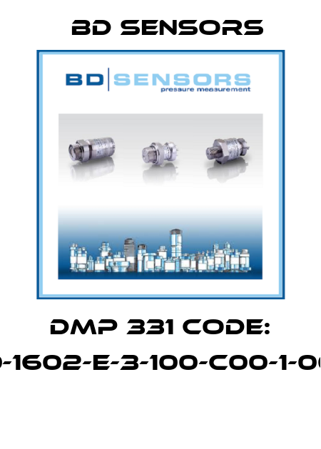 DMP 331 CODE: 110-1602-E-3-100-C00-1-000  Bd Sensors