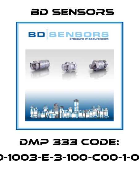 DMP 333 CODE: 130-1003-E-3-100-C00-1-000  Bd Sensors