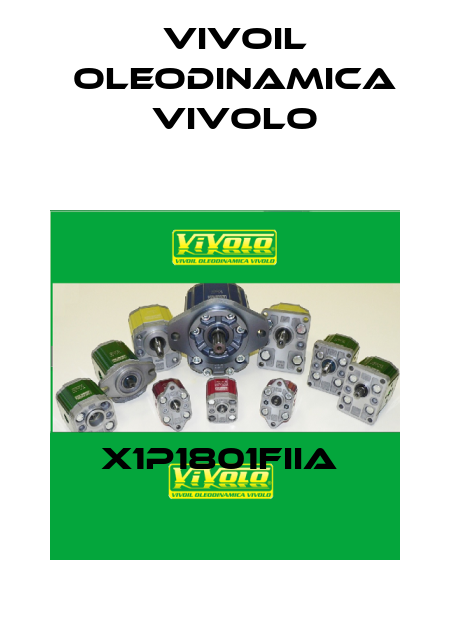 X1P1801FIIA  Vivoil Oleodinamica Vivolo