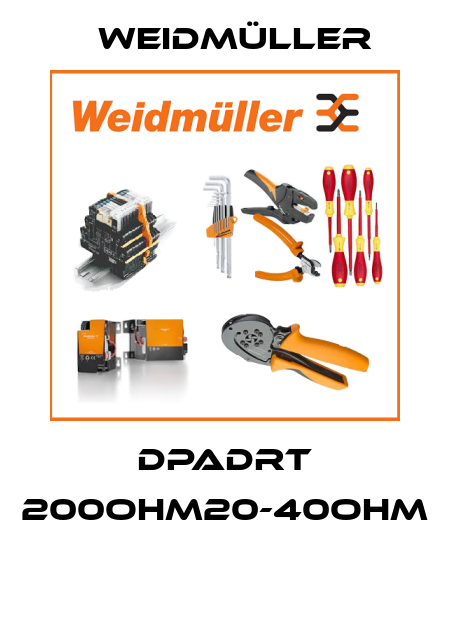 DPADRT 200OHM20-40OHM  Weidmüller