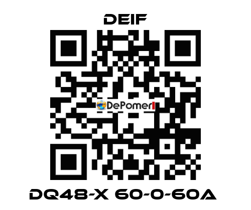 DQ48-X 60-0-60A  Deif