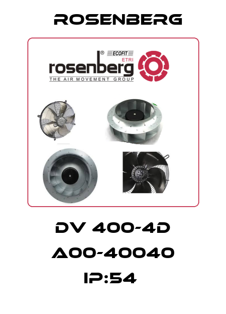 DV 400-4D A00-40040 IP:54  Rosenberg