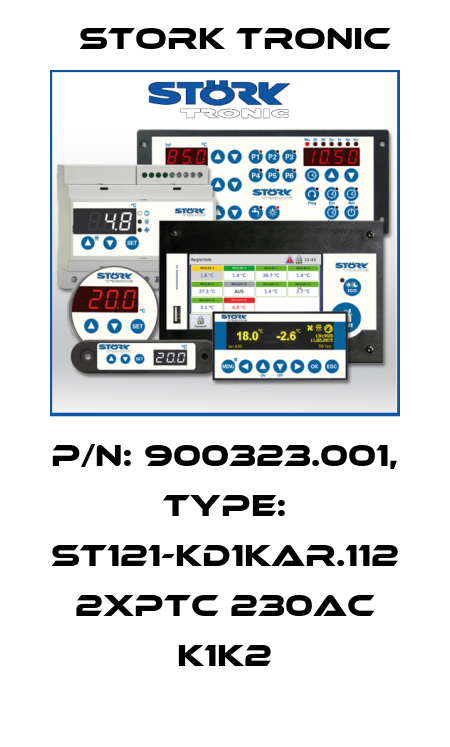 P/N: 900323.001, Type: ST121-KD1KAR.112 2xPTC 230AC K1K2 Stork tronic