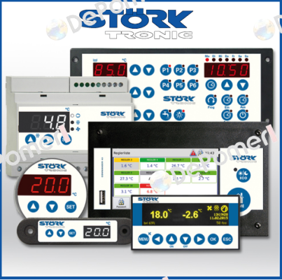 ST181 operating unit RJ45 °C %rH  Stork tronic