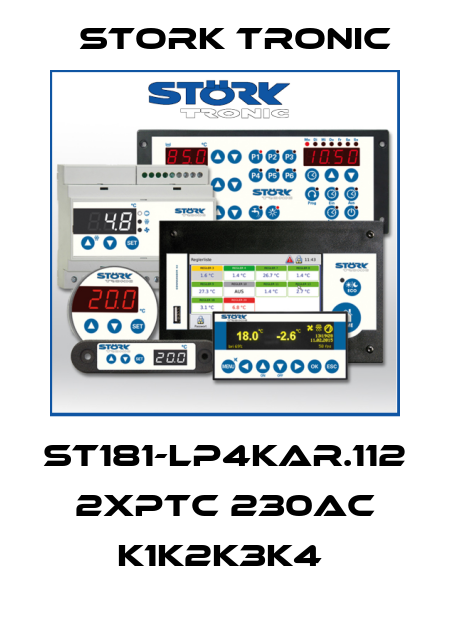 ST181-LP4KAR.112 2xPTC 230AC K1K2K3K4  Stork tronic