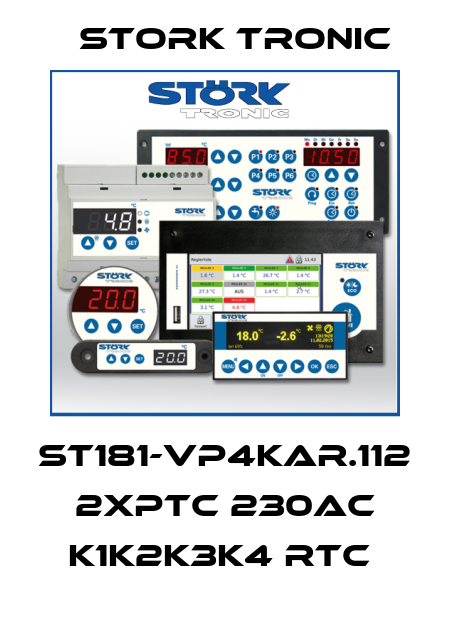 ST181-VP4KAR.112 2xPTC 230AC K1K2K3K4 RTC  Stork tronic