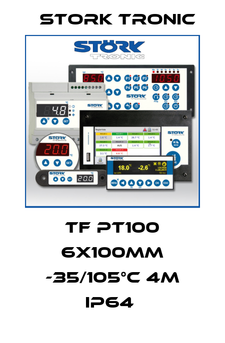 TF PT100 6x100mm -35/105°C 4m IP64  Stork tronic