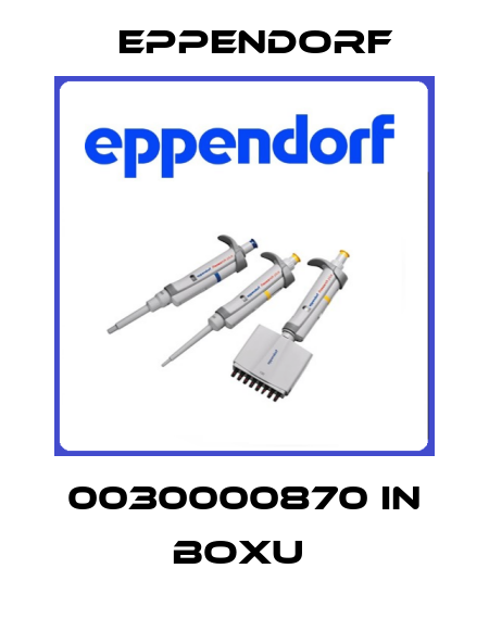 0030000870 IN BOXU  Eppendorf