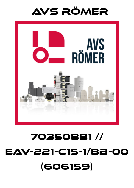 70350881 // EAV-221-C15-1/8B-00 (606159) Avs Römer
