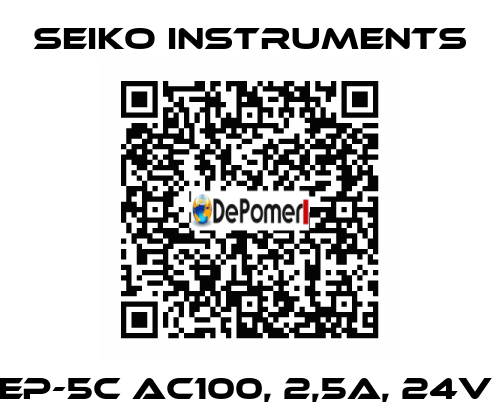 EP-5C AC100, 2,5A, 24V  Seiko Instruments