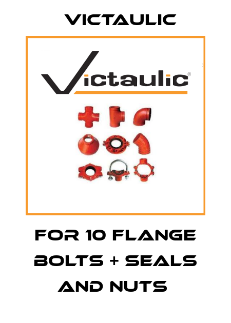 FOR 10 FLANGE BOLTS + SEALS AND NUTS  Victaulic