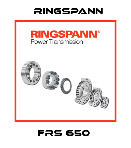 FRS 650  Ringspann