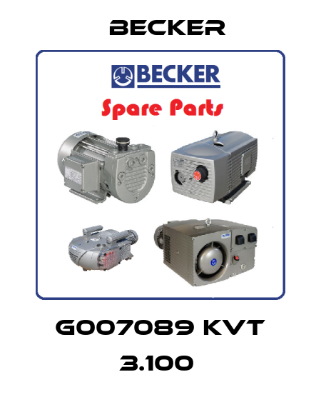 G007089 KVT 3.100  Becker