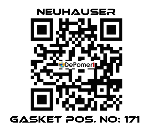 GASKET POS. NO: 171  Neuhauser