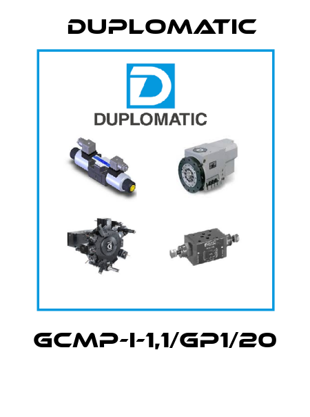 GCMP-I-1,1/GP1/20  Duplomatic