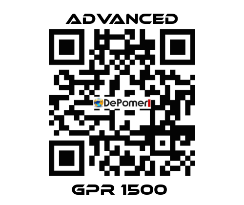 GPR 1500  Advanced