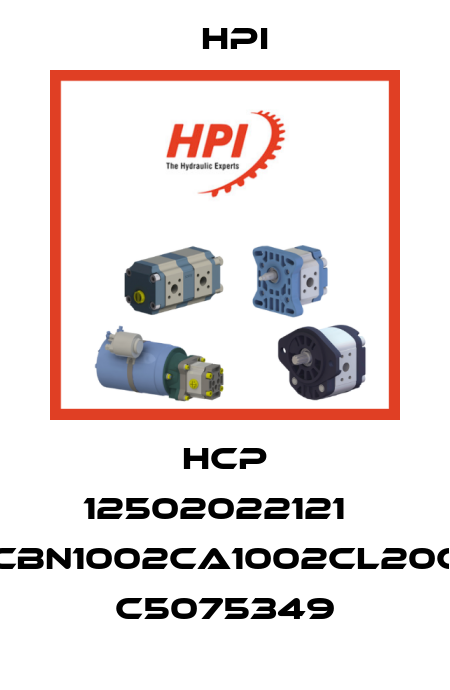 HCP 12502022121   P1CBN1002CA1002CL20C01 C5075349 HPI
