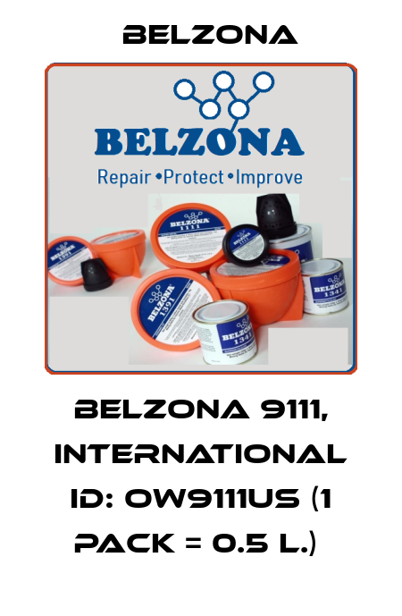 Belzona 9111, International ID: OW9111US (1 Pack = 0.5 l.)  Belzona