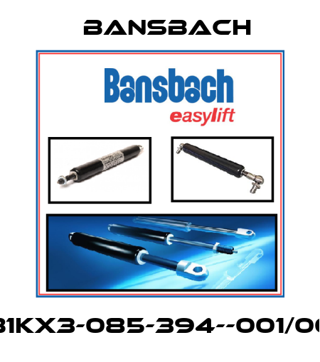 K0B1KX3-085-394--001/000N Bansbach