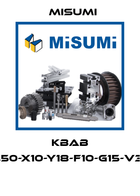 KBAB F3.2-A25-B25-L50-X10-Y18-F10-G15-V30-S30-M4-NA4  Misumi