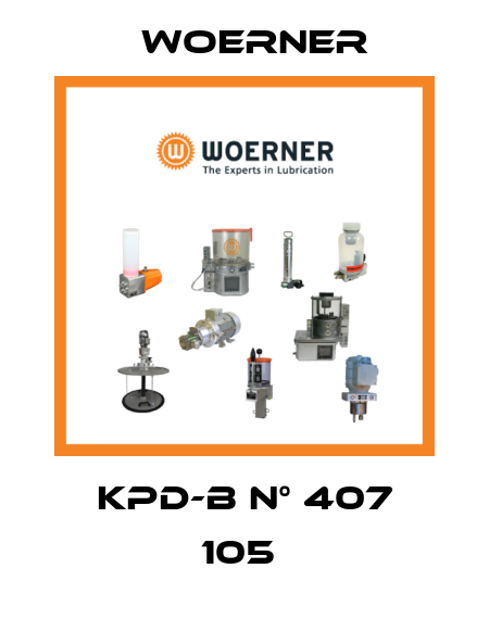KPD-B N° 407 105  Woerner