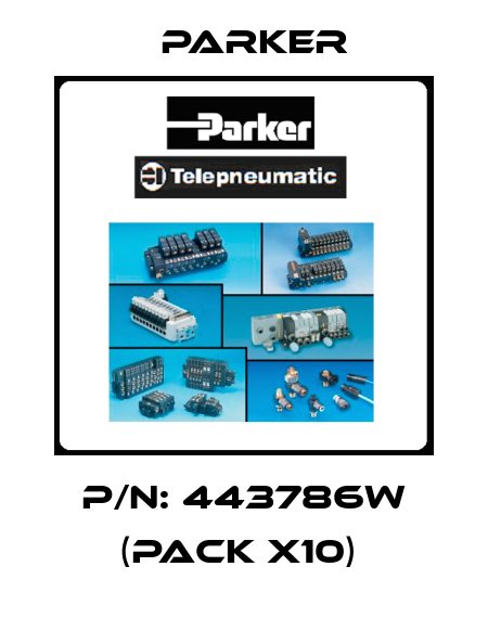 P/N: 443786W (pack x10)  Parker