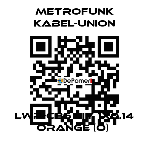  LWP-C26 LIY 1x0.14 orange (O)  METROFUNK KABEL-UNION