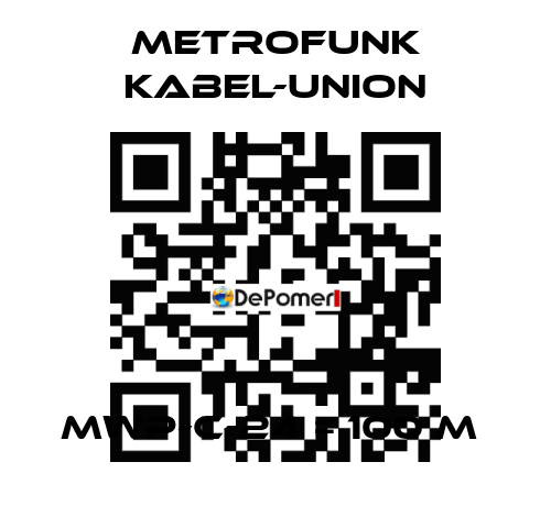 MWP-C-24 = 100 m  METROFUNK KABEL-UNION