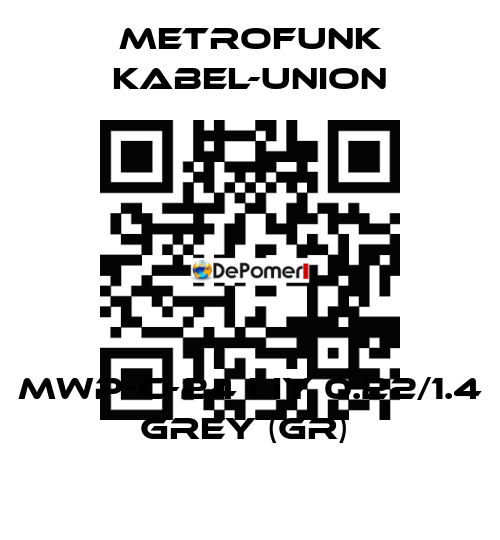 MWP-C-24 LIY 0.22/1.4 grey (Gr)  METROFUNK KABEL-UNION
