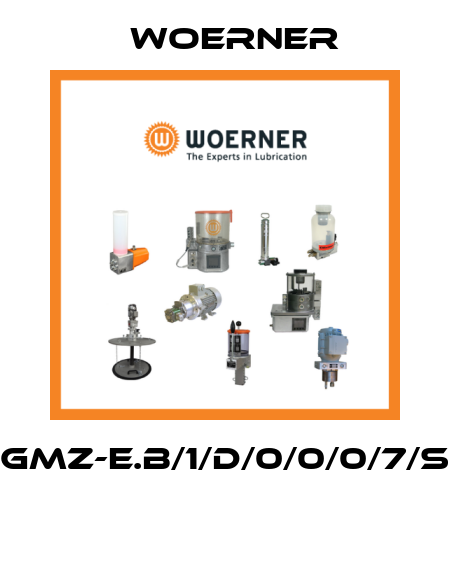 GMZ-E.B/1/D/0/0/0/7/S  Woerner