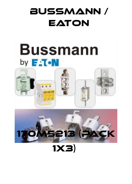 170M5213 (pack 1x3)  BUSSMANN / EATON