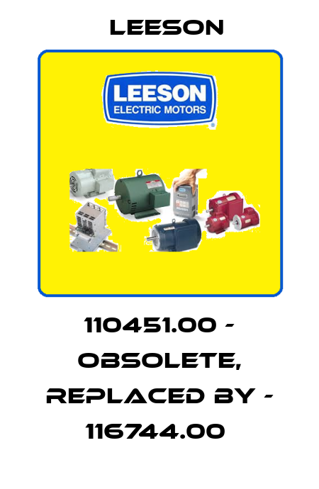 110451.00 - obsolete, replaced by - 116744.00  Leeson
