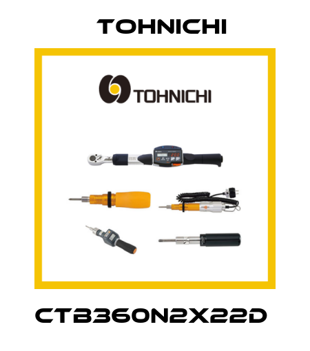 CTB360N2X22D  Tohnichi