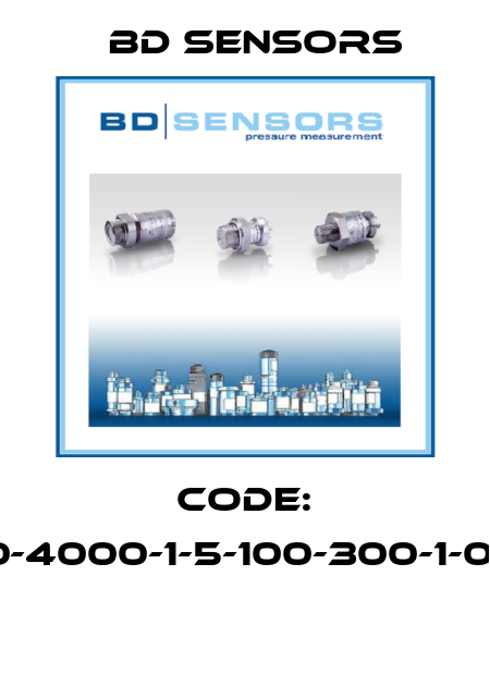 Code: 100-4000-1-5-100-300-1-000  Bd Sensors