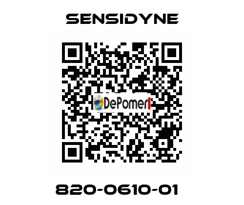 820-0610-01   Sensidyne