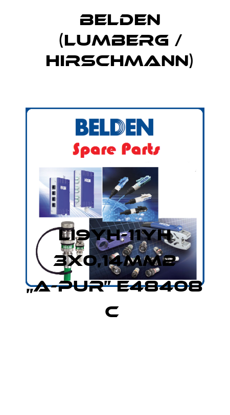 LI9YH-11YH 3X0,14MM2 „A-PUR” E48408 C  Belden (Lumberg / Hirschmann)