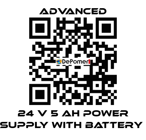 24 V 5 Ah Power Supply with Battery  Advanced