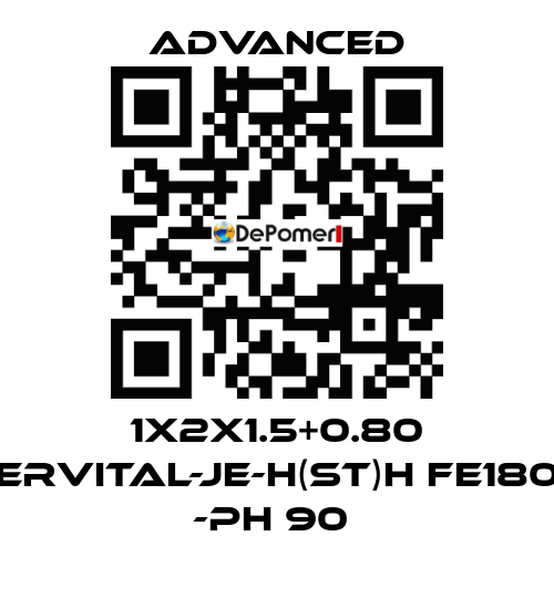 1X2X1.5+0.80 ERVITAL-JE-H(ST)H FE180 -PH 90  Advanced