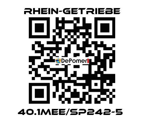 40.1MEE/SP242-5  Rhein-Getriebe