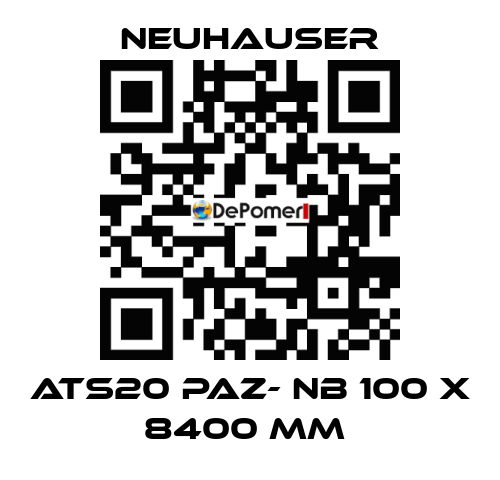 ATS20 PAZ- NB 100 X 8400 MM  Neuhauser