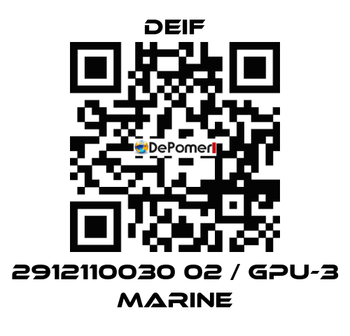 2912110030 02 / GPU-3 Marine Deif