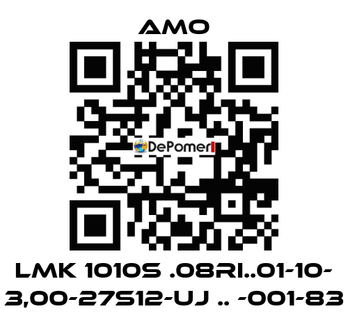 LMK 1010S .08RI..01-10- 3,00-27S12-UJ .. -001-83 Amo