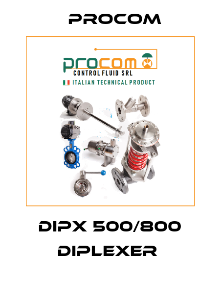 DIPX 500/800 Diplexer  PROCOM