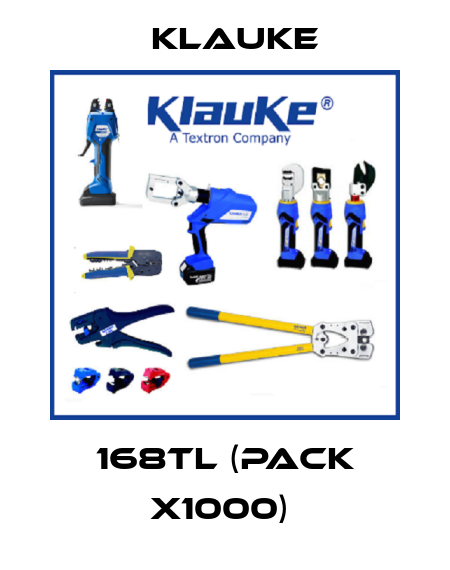 168TL (pack x1000)  Klauke