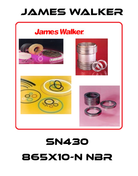 SN430  865x10-N NBR  James Walker