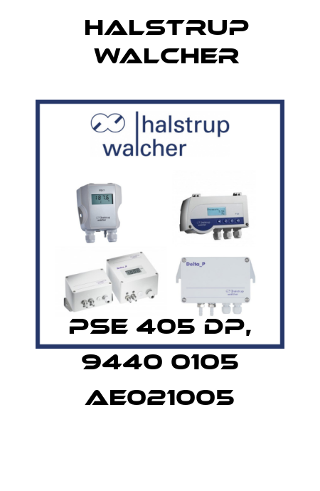 PSE 405 DP, 9440 0105 AE021005 Halstrup Walcher