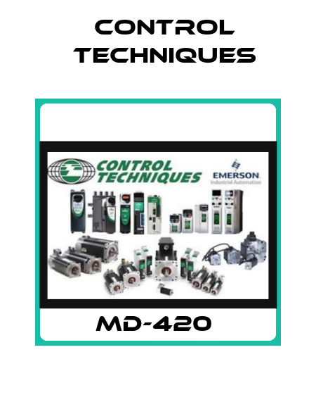 MD-420  Control Techniques