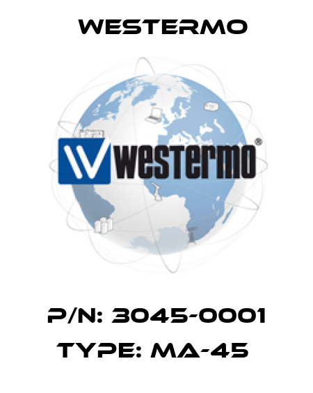 P/N: 3045-0001 Type: MA-45  Westermo