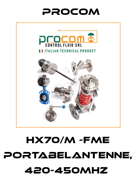 HX70/m -FME Portabelantenne, 420-450MHz  PROCOM